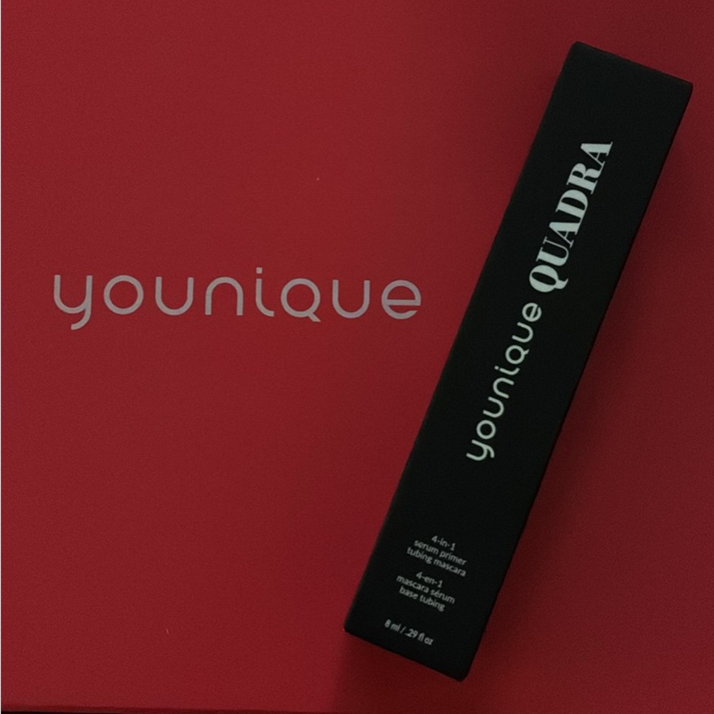 YOUNIQUE QUADRA 4-in-1 serum, primer, tubing, mascara